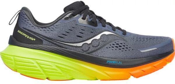 Saucony GUIDE 18 Pánska bežecká obuv, sivá, veľkosť 40.5