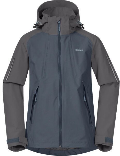 Bergans SJOA 2L YOUTH GIRL JACKET Nepremokavá bunda, tmavo sivá, veľkosť