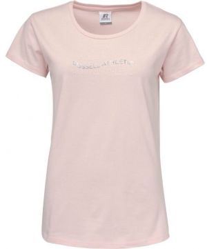 Russell Athletic SS CREW T-SHIRT Dámske tričko, ružová, veľkosť