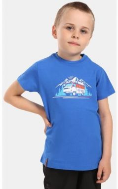 KILPI SALO Chlapčenské bavlnené tričko, modrá, veľkosť