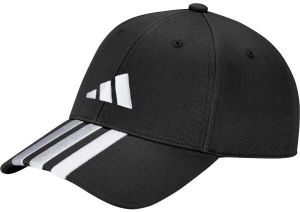 adidas 3-STRIPES BASEBALL CAP Šiltovka, čierna, veľkosť