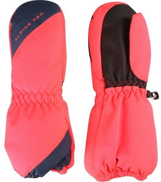 ALPINE PRO ORELO Detské zimné rukavice, ružová, veľkosť