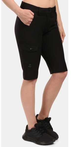 KILPI SYLANE Dámske outdoorové krátke nohavice, čierna, veľkosť