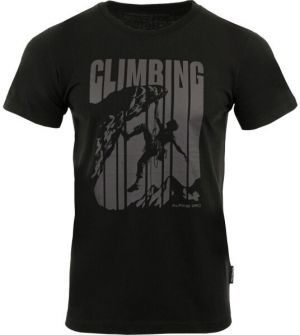 ALPINE PRO BREJ Pánske tričko, čierna, veľkosť