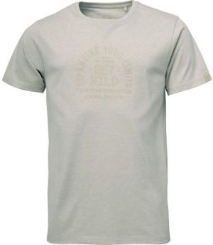 LOAP BORUM Pánske fashion tričko, béžová, veľkosť