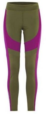 KARI TRAA VICKY TIGHTS Dámske športové legíny, khaki, veľkosť