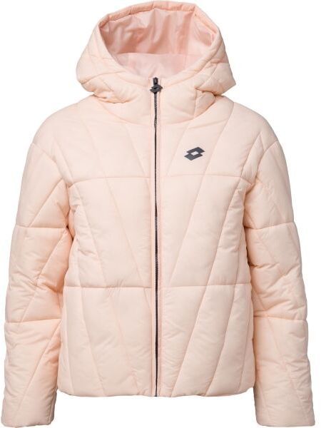 Lotto SEVILIA Dámska oversize prešívaná bunda, ružová, veľkosť