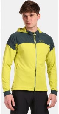 KILPI MEMPHIS Pánska mikina s kapucňou, svetlo zelená, veľkosť