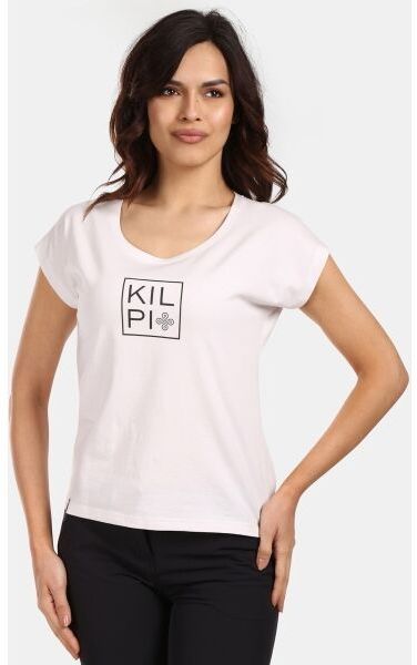 KILPI ROANE Dámske tričko z bavlny, biela, veľkosť