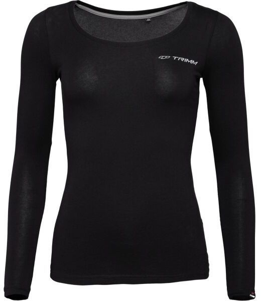 TRIMM BRAVE LADY Dámske tričko s dlhým rukávom, čierna, veľkosť