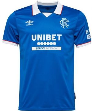 CASTORE RANGERS HOME SS SHIRT Pánsky domáci dres, modrá, veľkosť