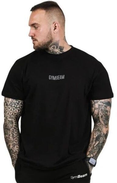 GymBeam FIT Pánske tričko, čierna, veľkosť