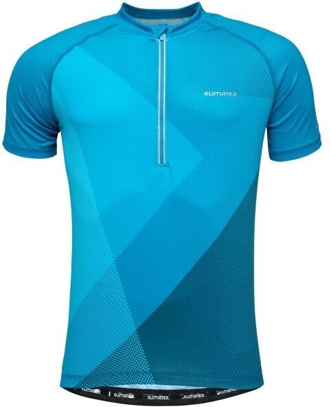 Klimatex JARIX Pánsky cyklistický dres s krátkym rukávom, modrá, veľkosť