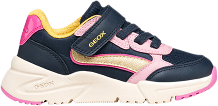 Geox J LOFTUS Dievčenská vychádzková obuv, tmavo modrá, veľkosť