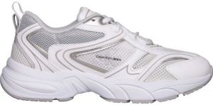 Calvin Klein RETRO TENNIS MESH ML Dámska vychádzková obuv, bílá, veľkosť