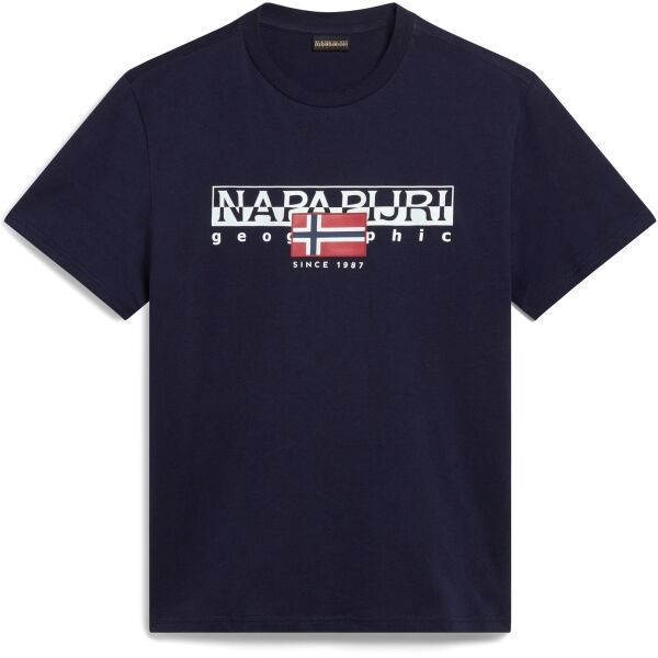 Napapijri S-AYLMER Pánske tričko, tmavo modrá, veľkosť