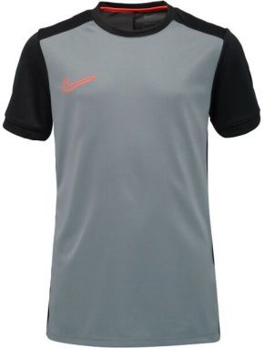 Nike DRI-FIT ACADEMY Detské futbalové tričko, sivá, veľkosť