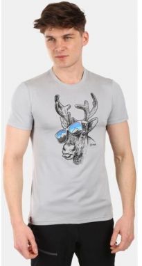 KILPI LISMAIN Pánske funkčné tričko, sivá, veľkosť