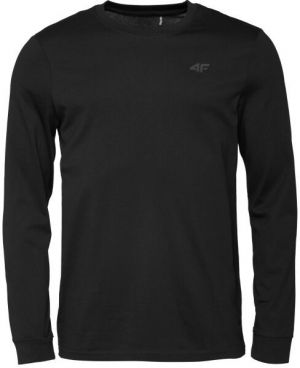 4F LONGSLEEVE Pánske tričko, čierna, veľkosť