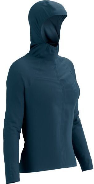 Compressport TEMPEST WATERPROOF JACKET W Dámska bežecká nepremokavá bunda, modrá, veľkosť