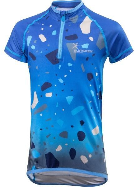 Klimatex RANDY Detský cyklistický dres, modrá, veľkosť