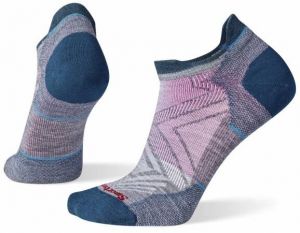 Smartwool RUN ZERO CUSHION LOW ANKLE SOCKS W Dámske bežecké ponožky, sivá, veľkosť