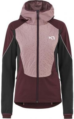 KARI TRAA TIRILL 2.0 JACKET Dámska športová  bunda, vínová, veľkosť