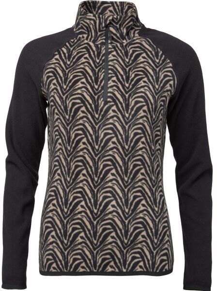 Willard SAHILA Dámska flísová mikina, čierna, veľkosť