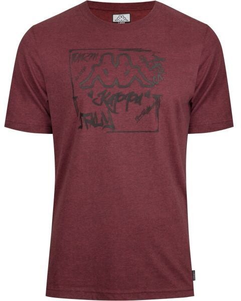 Kappa LOGO GARDOLF Pánske tričko, vínová, veľkosť