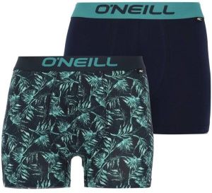 O'Neill SHIMMERING LEAFS 2PACK Pánske boxerky, čierna, veľkosť