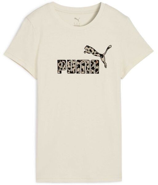 Puma ESSENTIALS + ANIMAL GRAPHIC TEE Dámske tričko, béžová, veľkosť