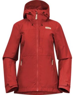 Bergans NORDMARKA LEAF LIGHT WIND JACKET WOMEN Vetroodolná bunda, červená, veľkosť