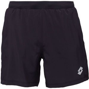 Lotto RUNNING SHORTS Pánske krátke nohavice na behanie, čierna, veľkosť