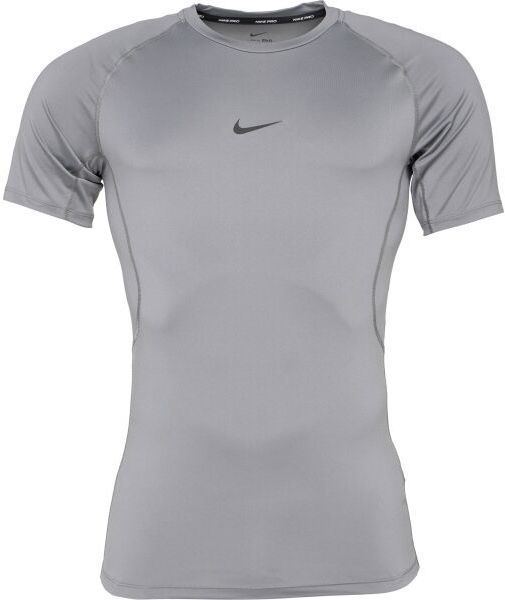Nike M NP DF TIGHT TOP SS Pánske tréningové tričko, sivá, veľkosť