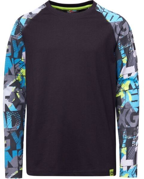 Lewro DIOGO Chlapčenské tričko, čierna, veľkosť 140-146