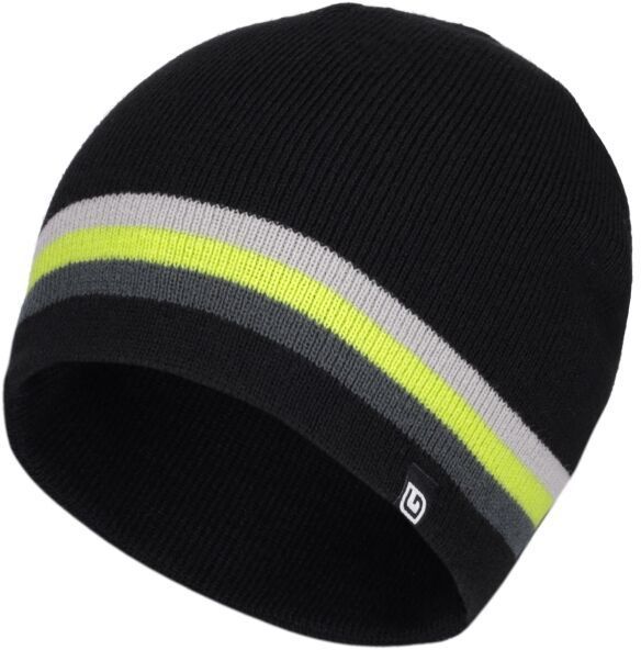 Lewro HAZAN Chlapčenská pletená čiapka, čierna, veľkosť 4-7Y