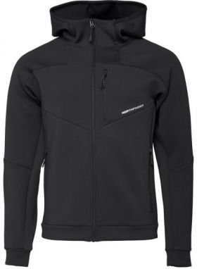 Northfinder LUTHER Pánska technická mikina, čierna, veľkosť