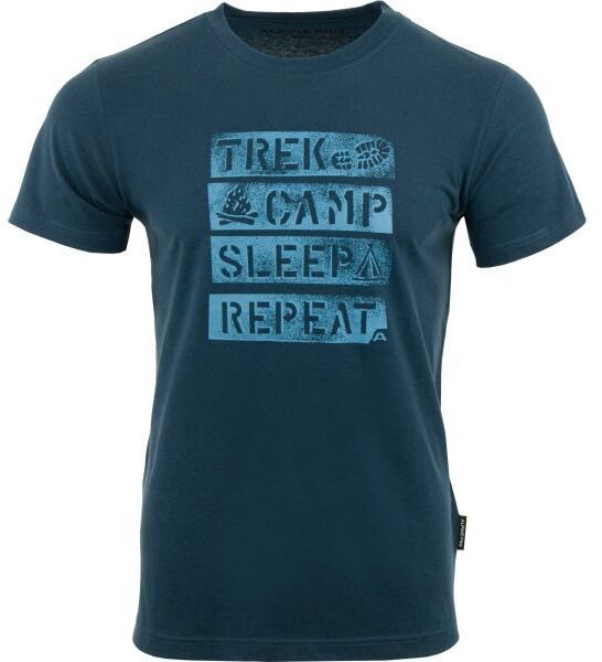 ALPINE PRO BREJ Pánske tričko, modrá, veľkosť