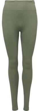 Fitforce BIALA Dámske fitness legíny, tmavo zelená, veľkosť