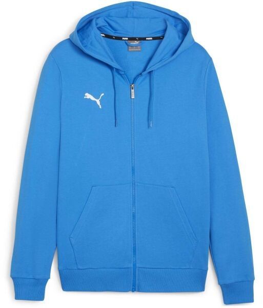 Puma TEAMGOAL CASUALS HOODED Pánska mikina, modrá, veľkosť