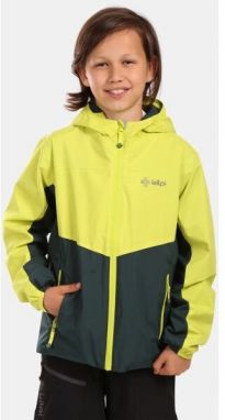 KILPI ORLETI Chlapčenská outdoorová bunda, tmavo zelená, veľkosť