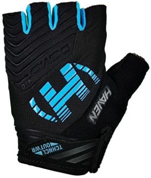 HAVEN DEMO NEO SHORT Krátkoprsté cyklistické rukavice, čierna, veľkosť