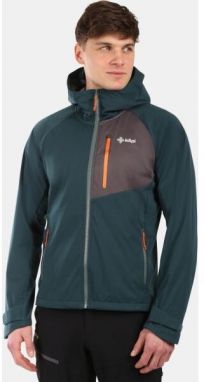 KILPI BELTRA Pánska softshellová bunda, tmavo zelená, veľkosť