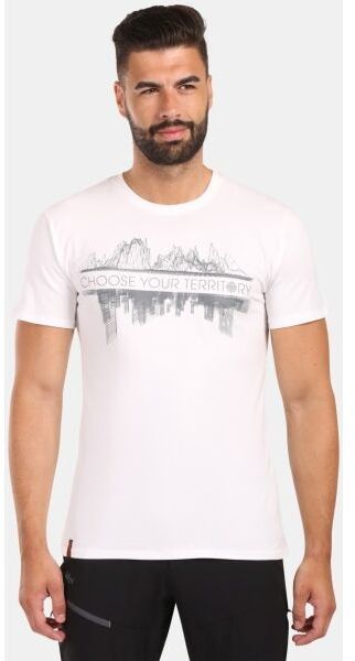 KILPI DISCOVER Pánske bavlnené tričko, biela, veľkosť XXXL