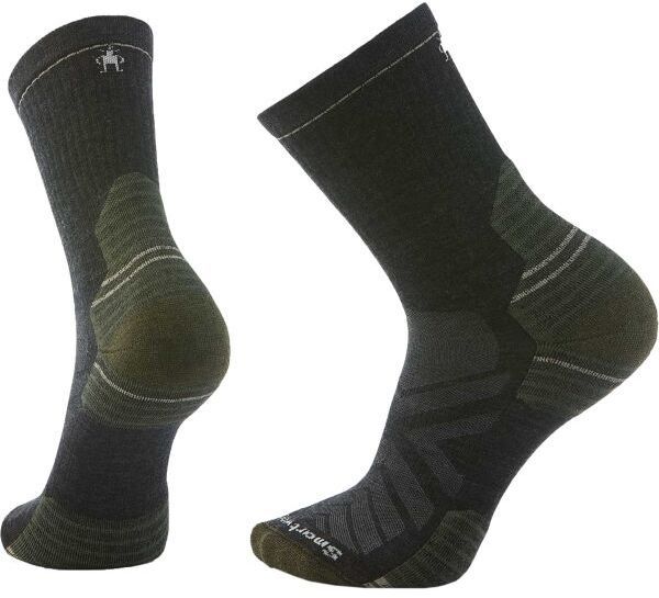 Smartwool HIKE TARGETED CUSHION MID CREW SOCKS Pánske ponožky, tmavo sivá, veľkosť
