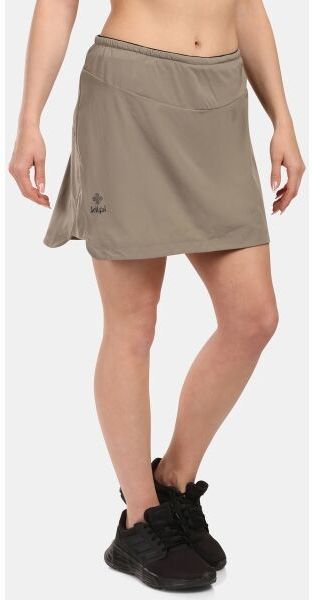 KILPI NINA Praktická outdoorová sukňa, khaki, veľkosť