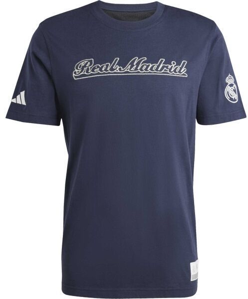 adidas REAL MADRID US Pánske tričko, tmavo modrá, veľkosť XXL