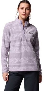 Columbia BENTON SPRINGS™ PRINTED 1/2 SNAP Dámska flísová mikina, fialová, veľkosť