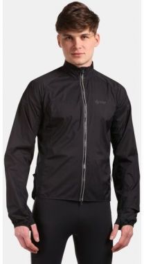 KILPI TIRANO Pánska ľahká bežecká bunda, čierna, veľkosť