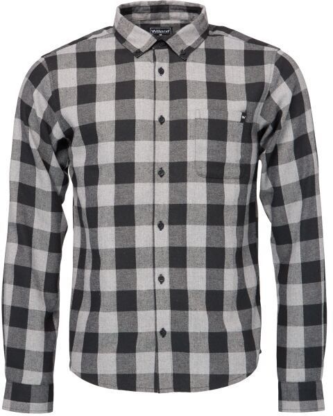 Willard HAJDEN Pánska flanelová košeľa, čierna, veľkosť XXXL